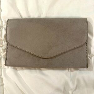 Steve Madden fawn colored clutch